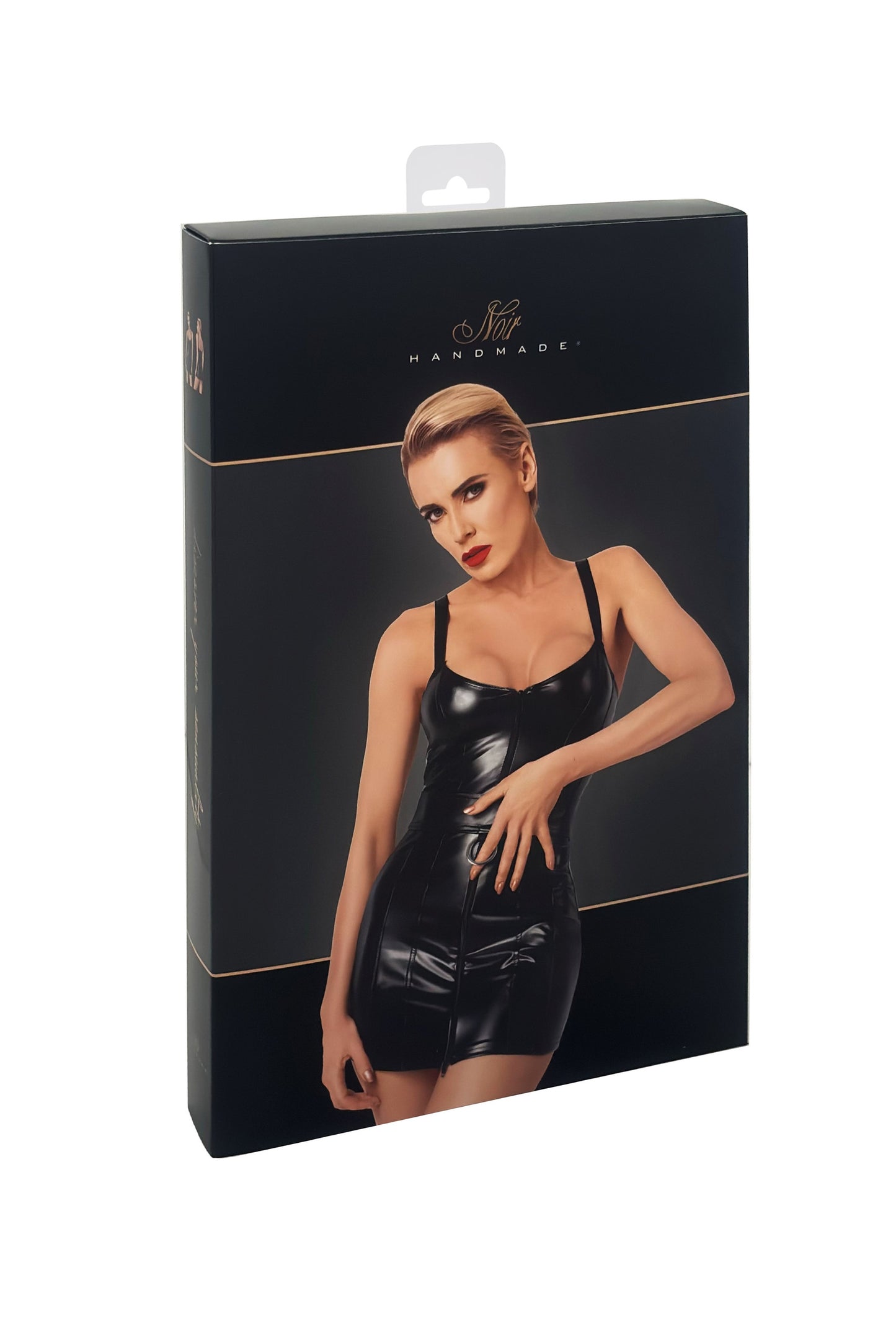 Starlet Wetlook Minidress with Ring Belt