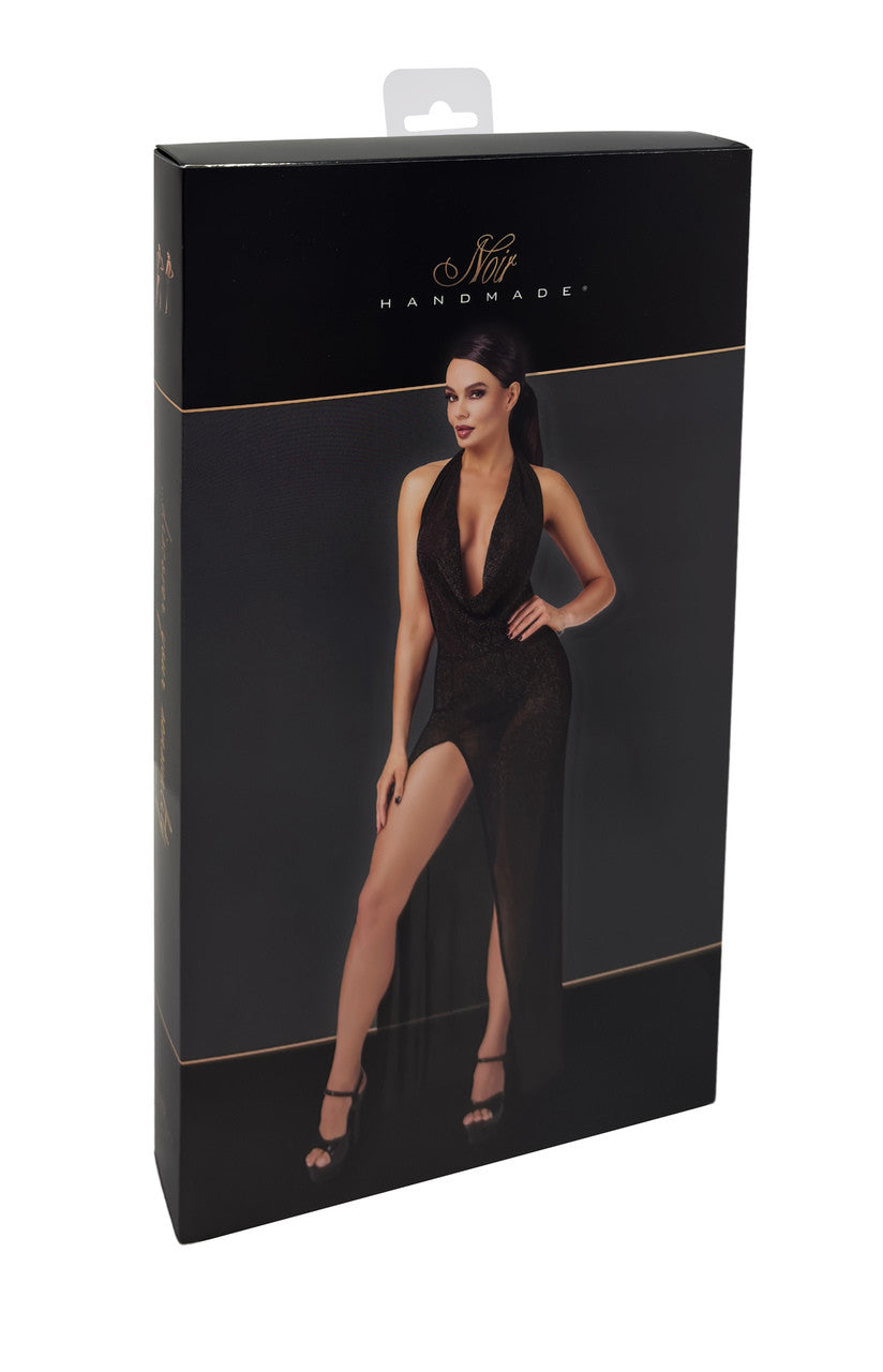 Onyx Liquid Long Dress