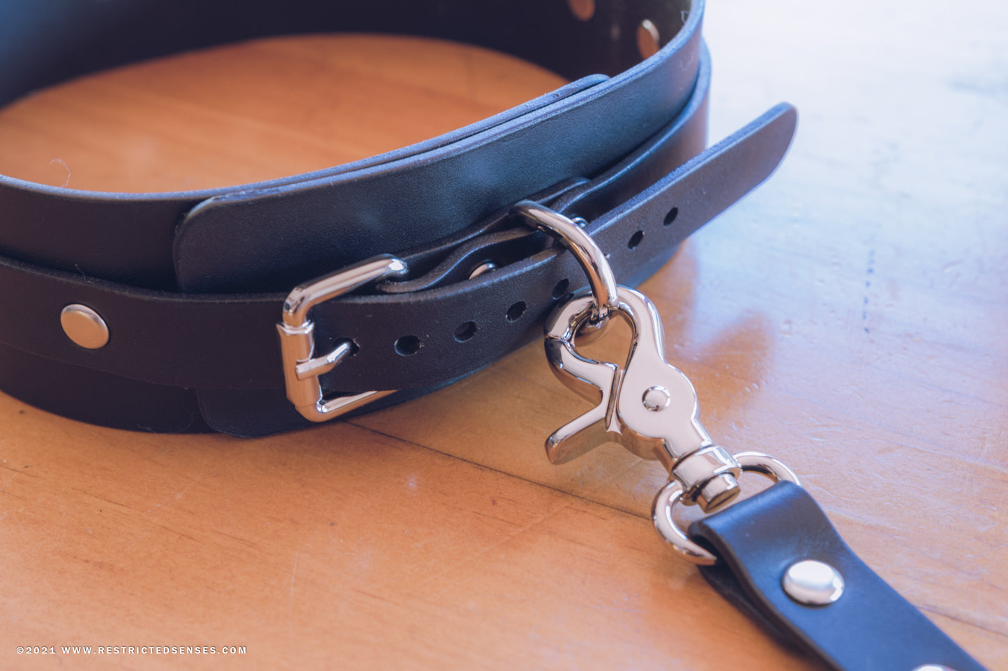 Leather Bondage Thigh Cuffs