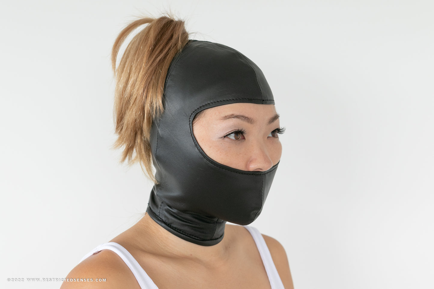 Leather Gwendoline Bondage Hood