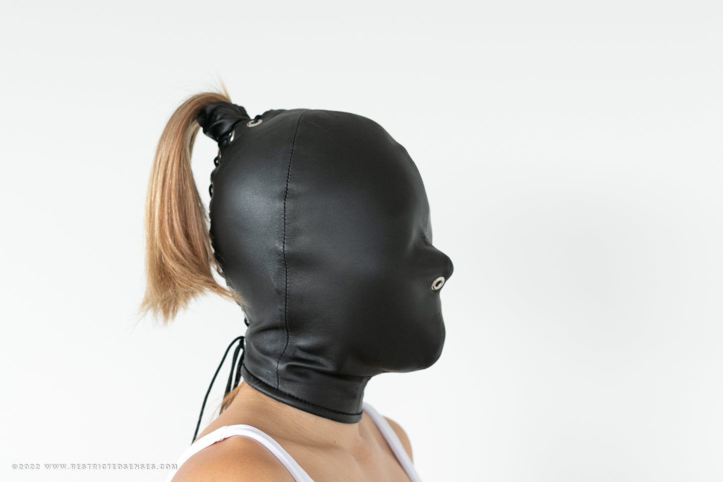 Leather Bondage Hood