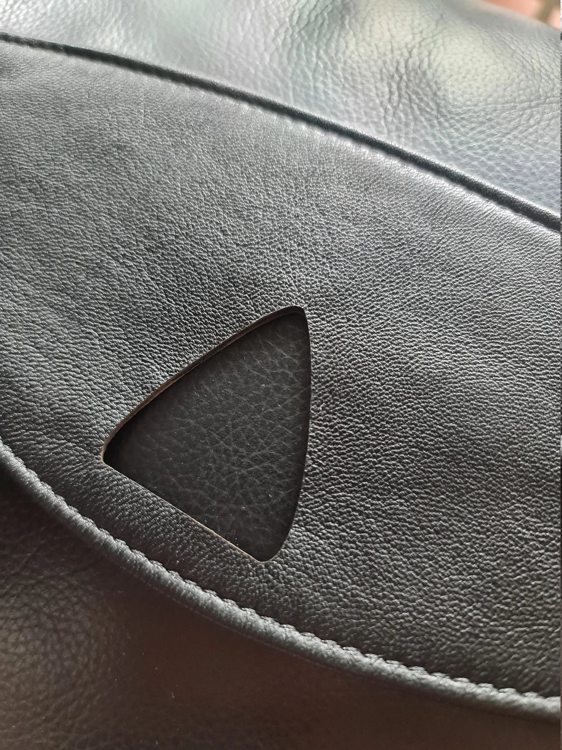 Leather Bondage Blindfold with Buckle