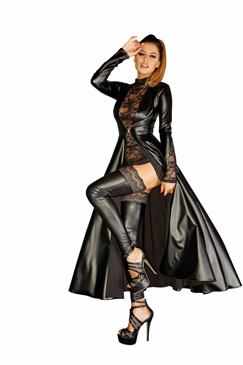 Powerwetlook Gown Coat