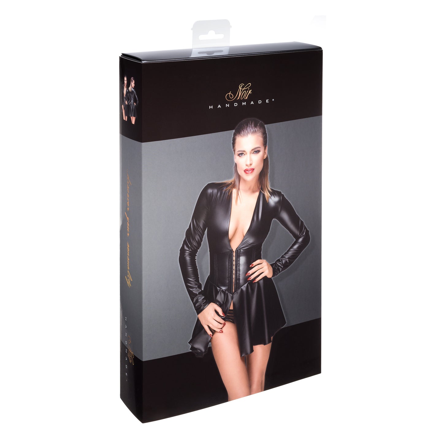 Powerwetlook Minidress with Corset