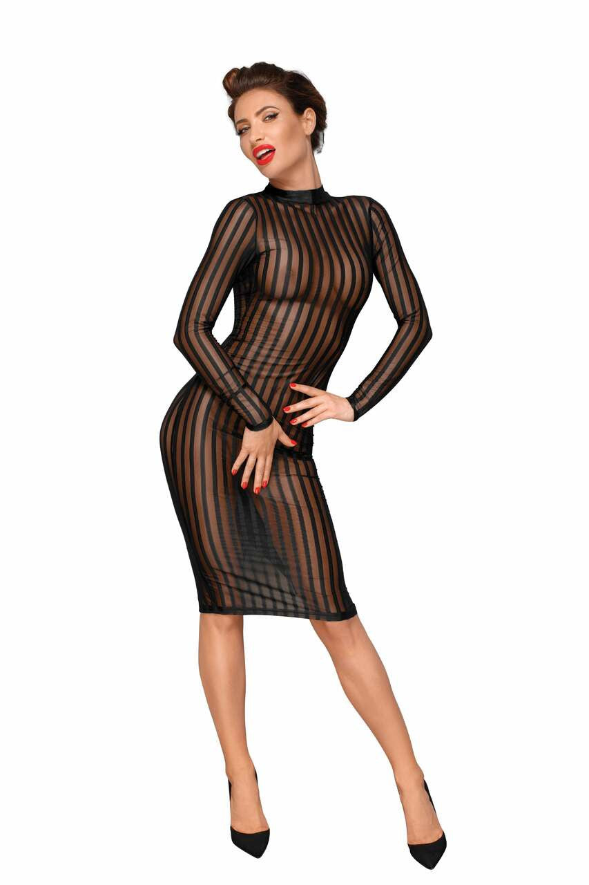 Classic Dress Made of Elastic Tulle
