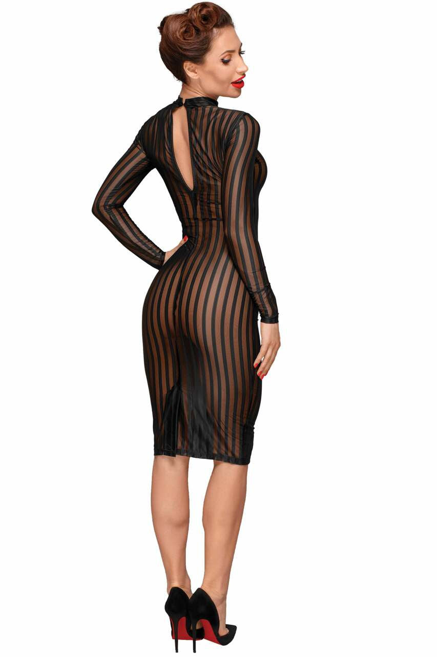 Classic Dress Made of Elastic Tulle