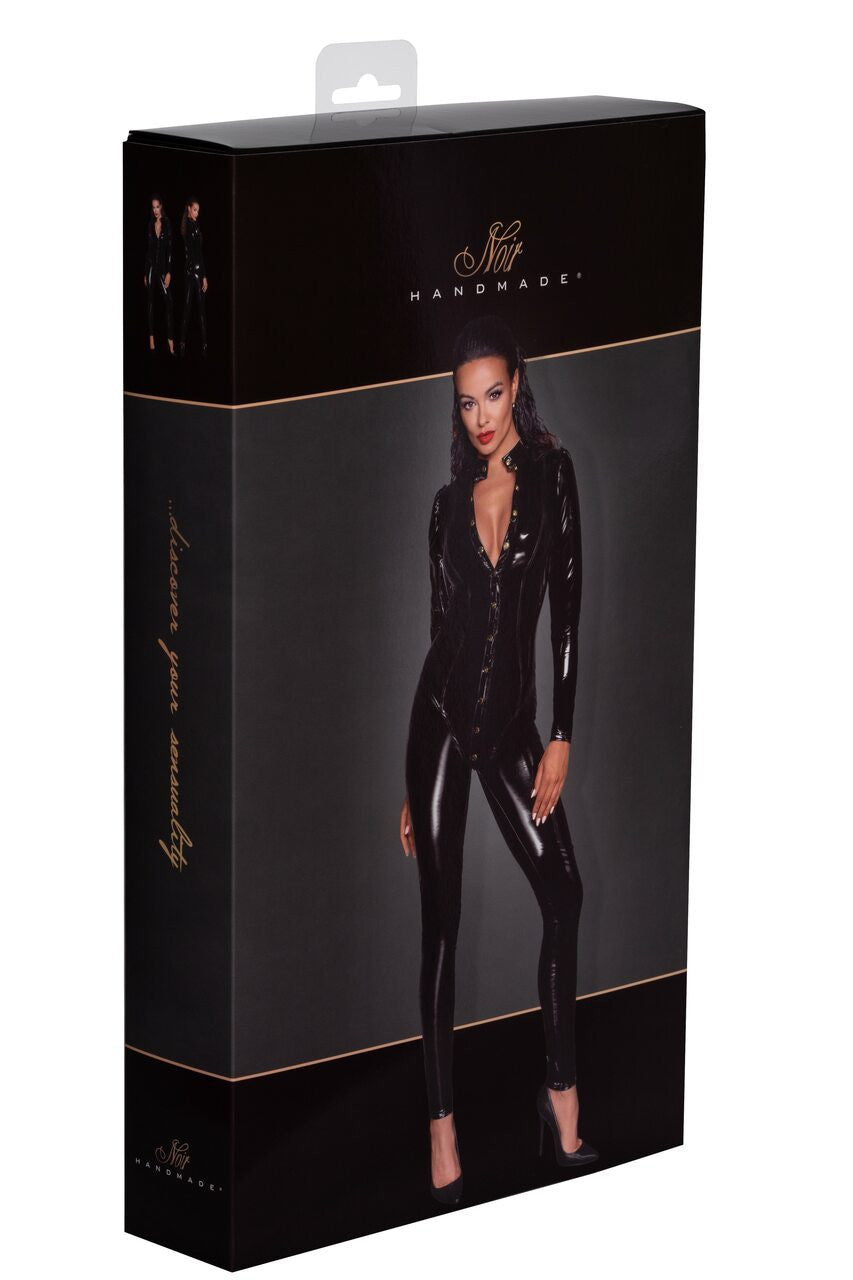 Long Button-Up PVC Overall