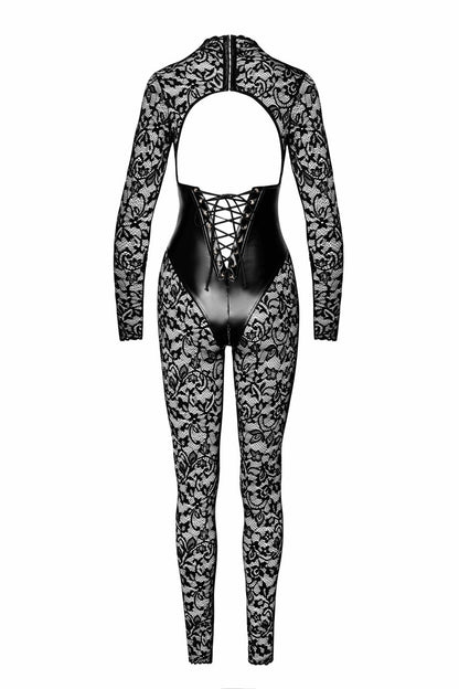 Enigma Lace Catsuit with Underbust Bodice
