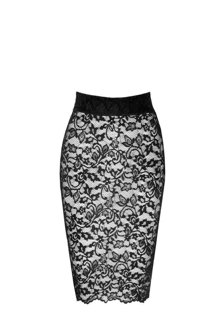 Ambivalence Lace-Up Midi Skirt