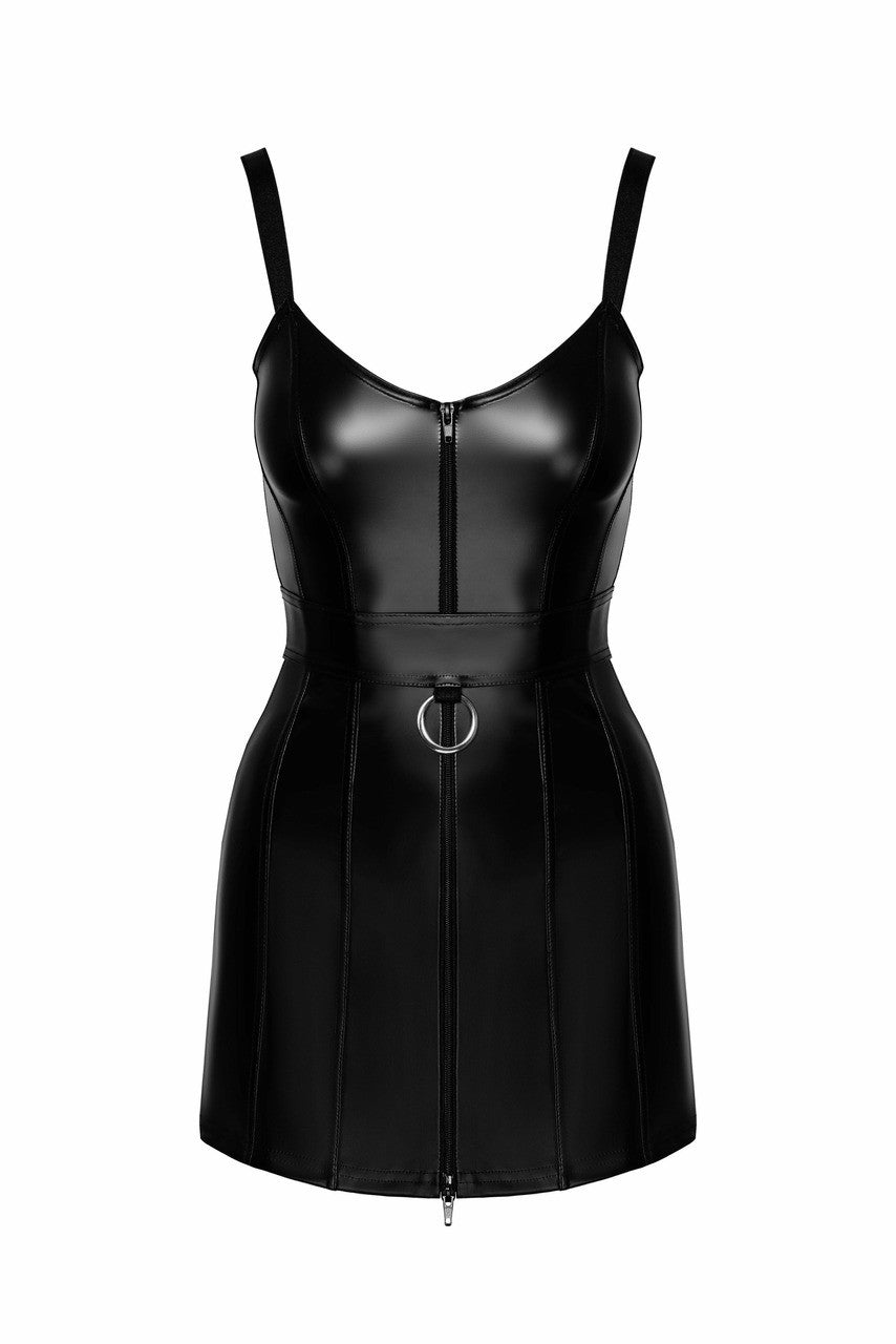 Starlet Wetlook Minidress with Ring Belt
