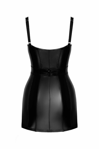 Starlet Wetlook Minidress with Ring Belt