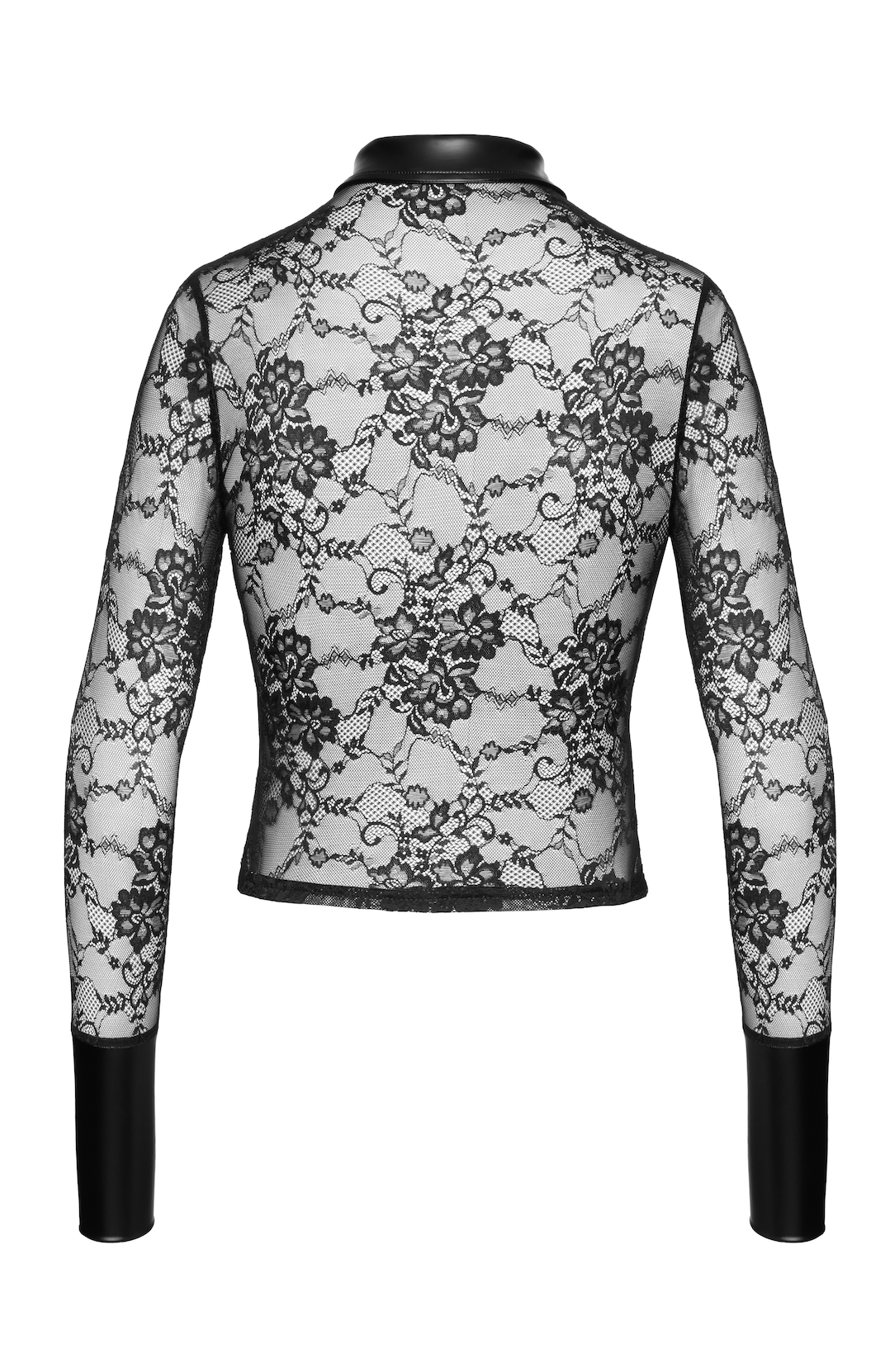 Noirelle Lace Button-Up Shirt