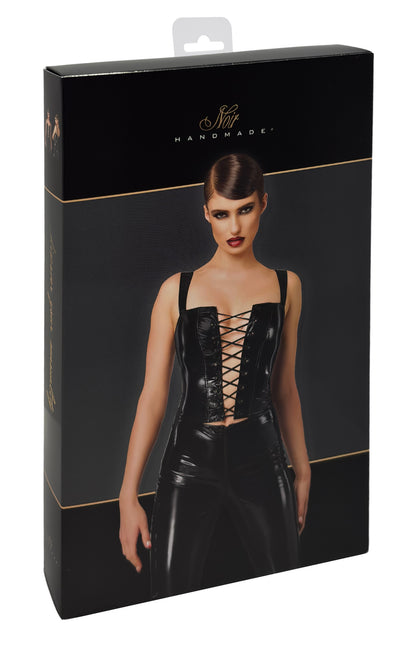 Dominae Frontbind PVC Corset Top