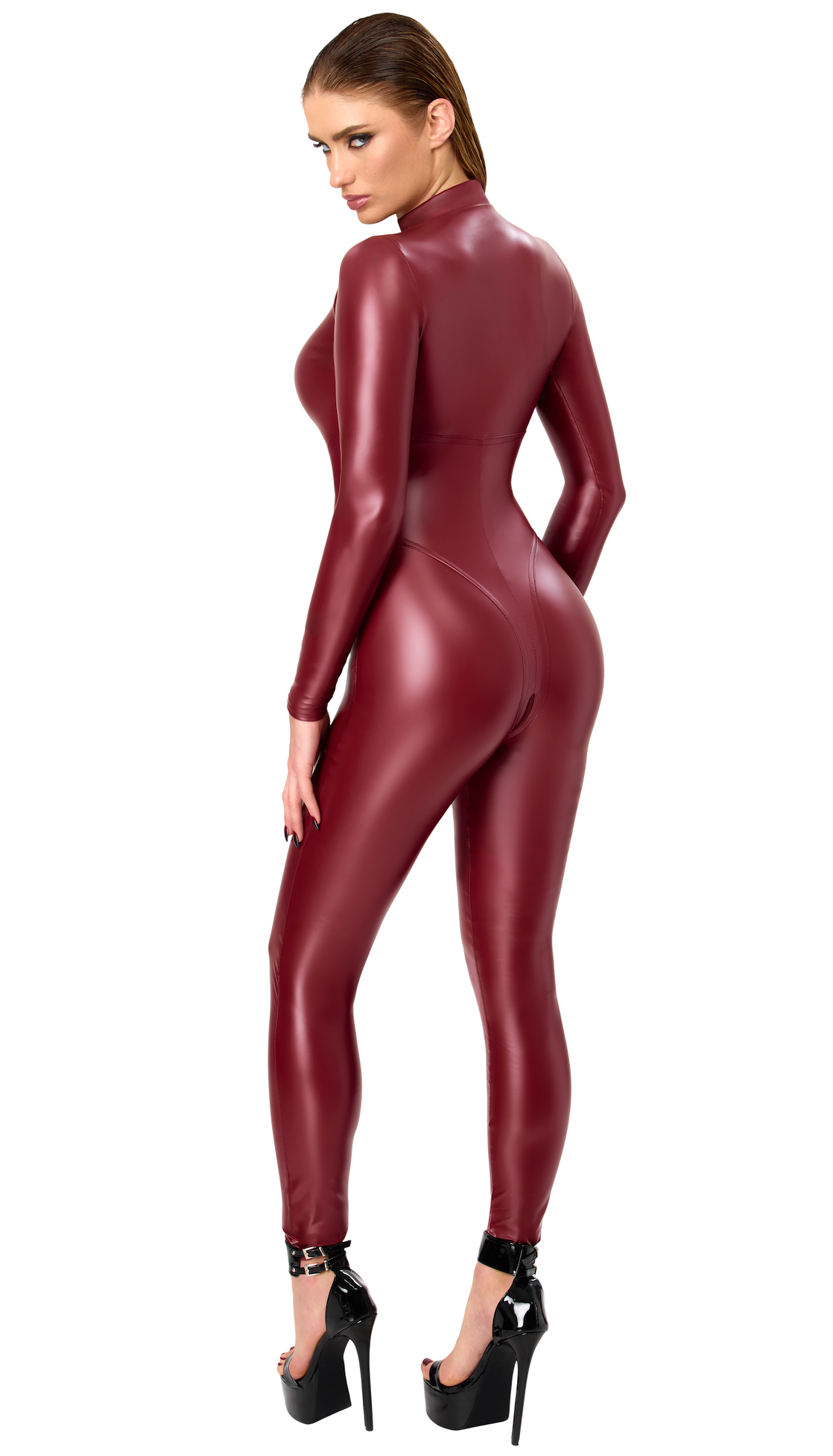 Dark Romance Three-Way Zip Catsuit