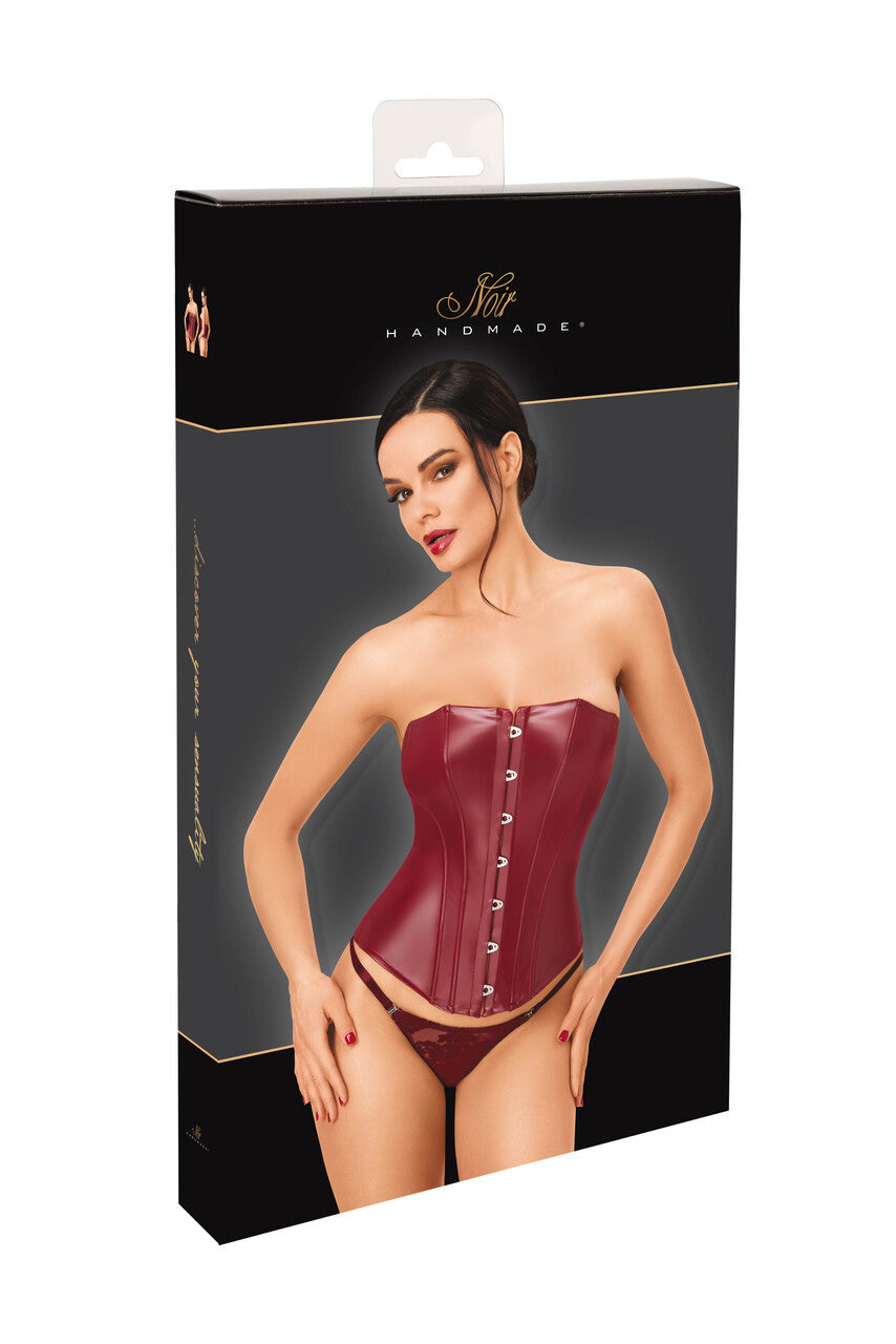 Bordeaux Affair Boned Corset