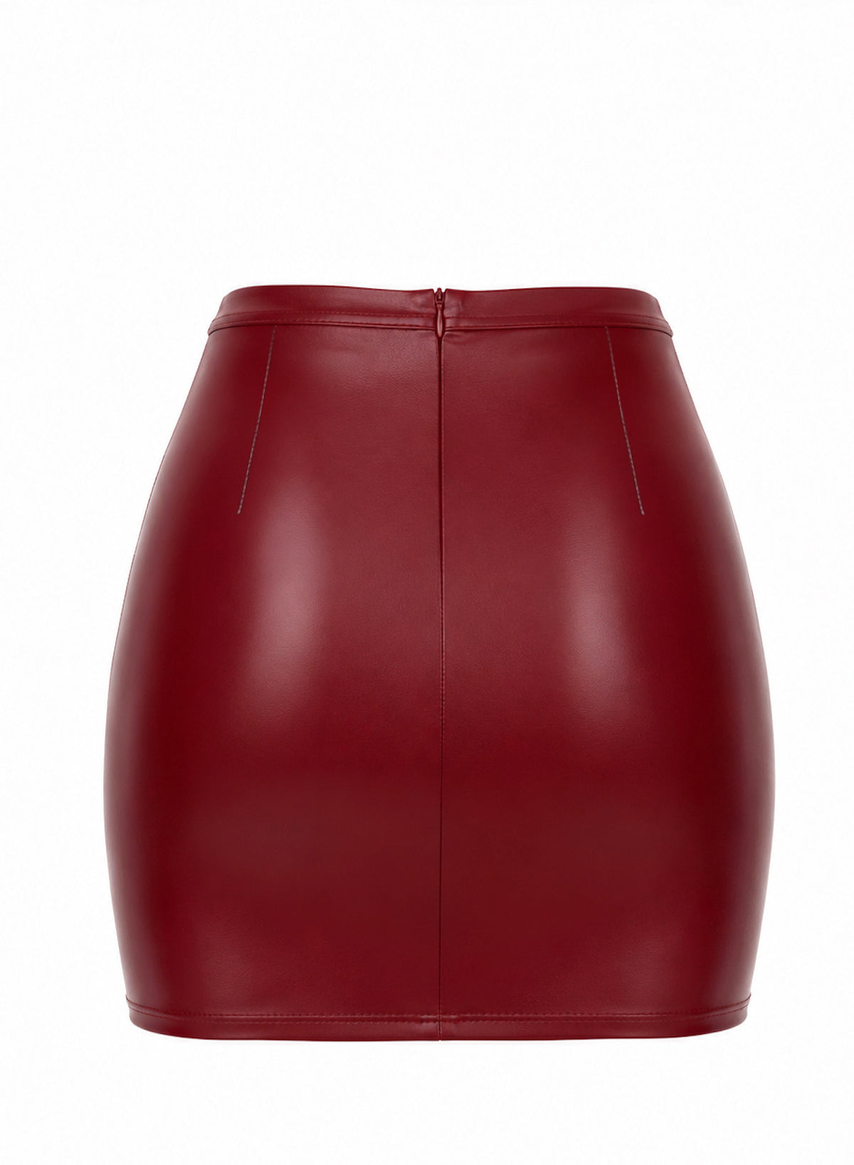 Bordeaux Affair Mini Skirt
