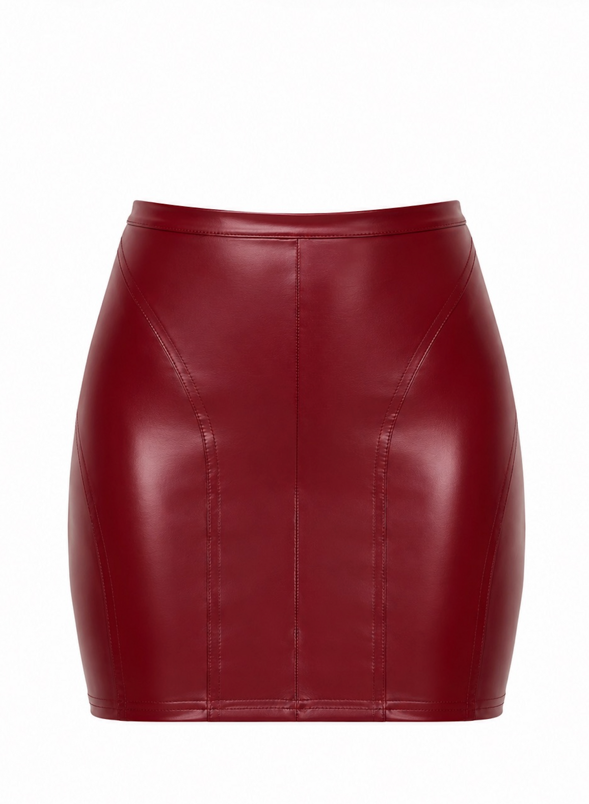 Bordeaux Affair Mini Skirt