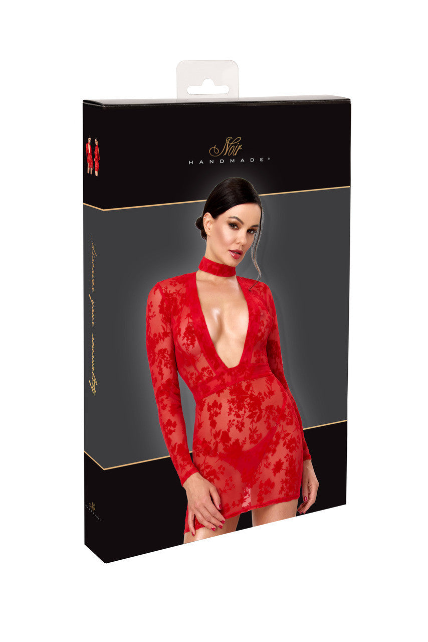 Lovebite Plunging V Mini Dress
