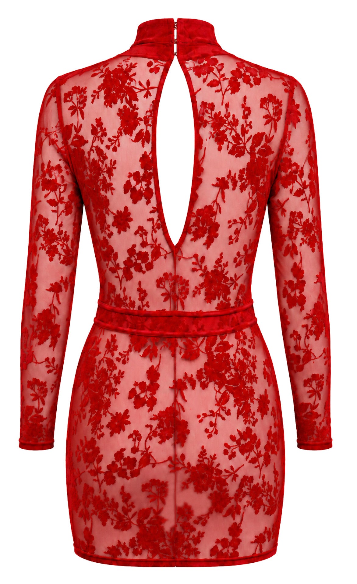 Lovebite Plunging V Mini Dress