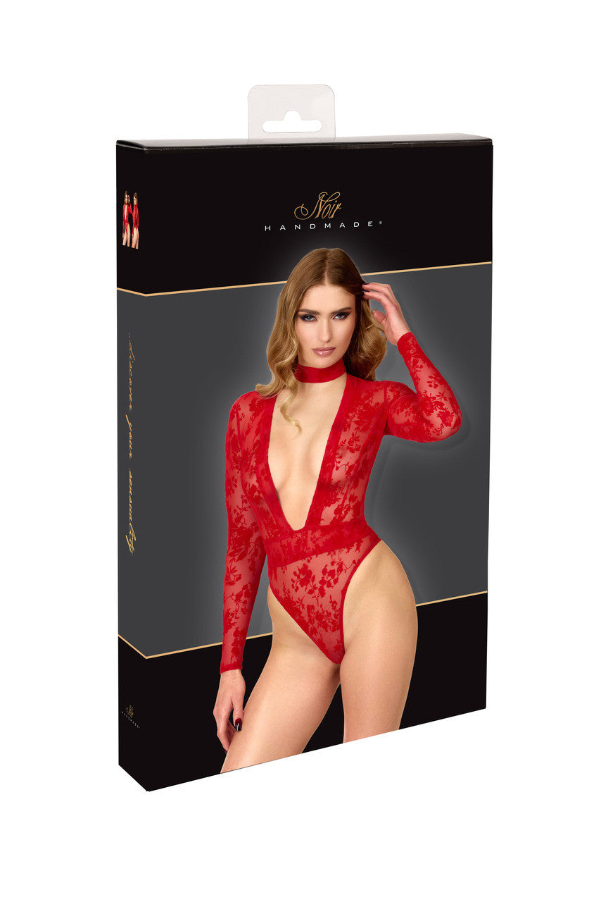 Lovebite Plunging V Bodysuit