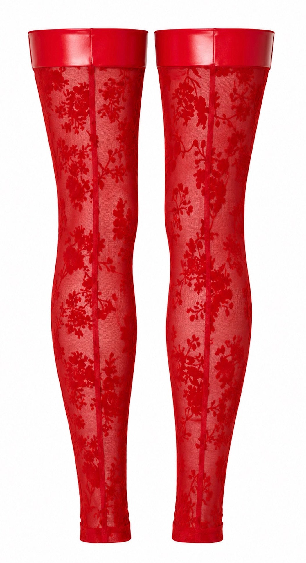 Plaything Thigh-High Stockings flat lay back
