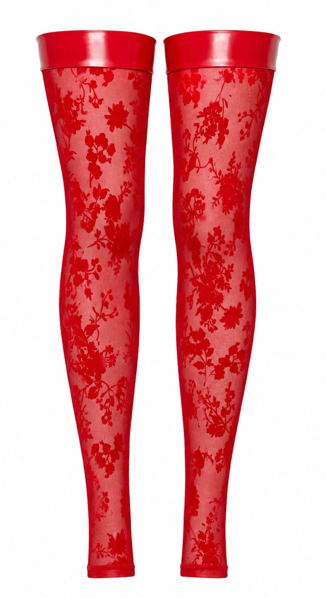 Plaything Thigh-High Stockings flat lay front