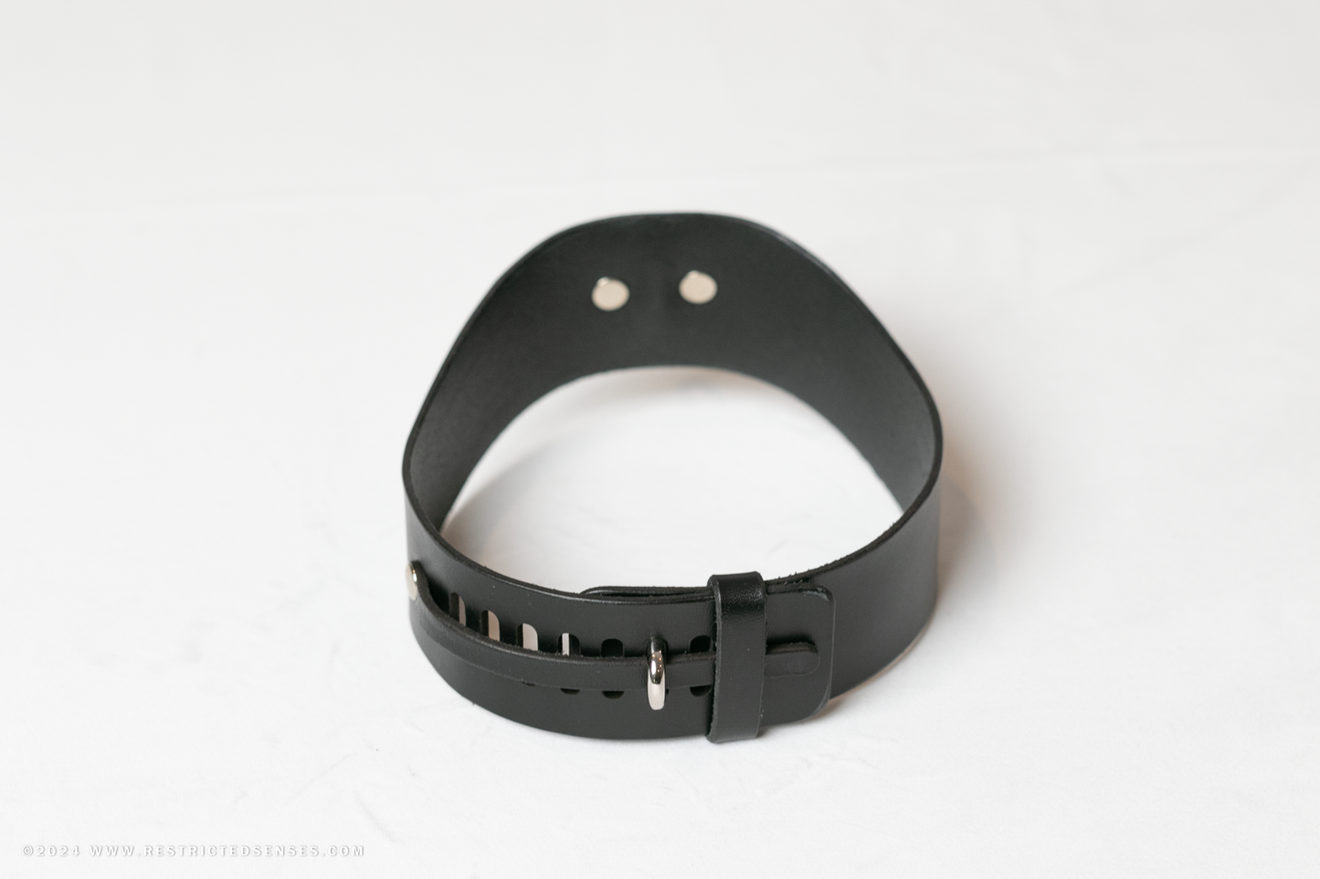 Contour Leather Bondage Collar