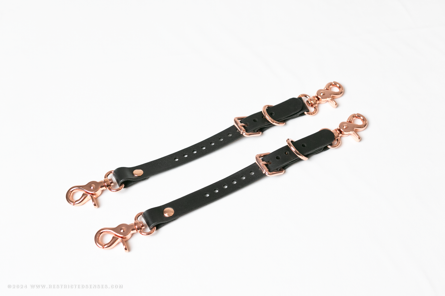 Premium Leather Bondage Belt Set with Garters and Thigh Cuffs