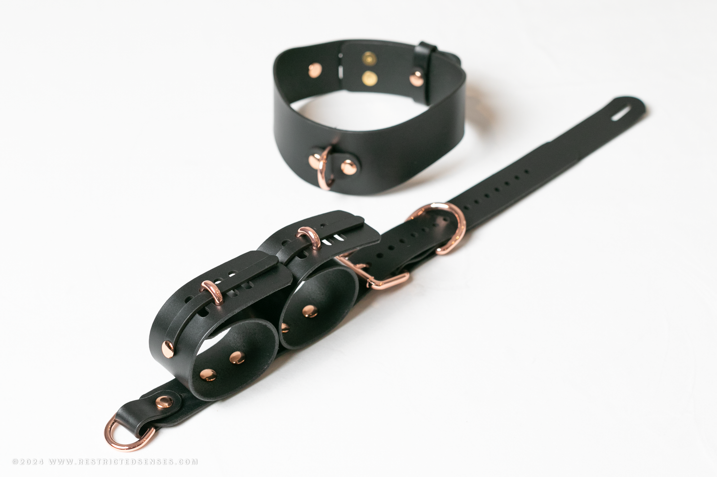 Locking Post Arms to Collar Bondage Detention Restraint System