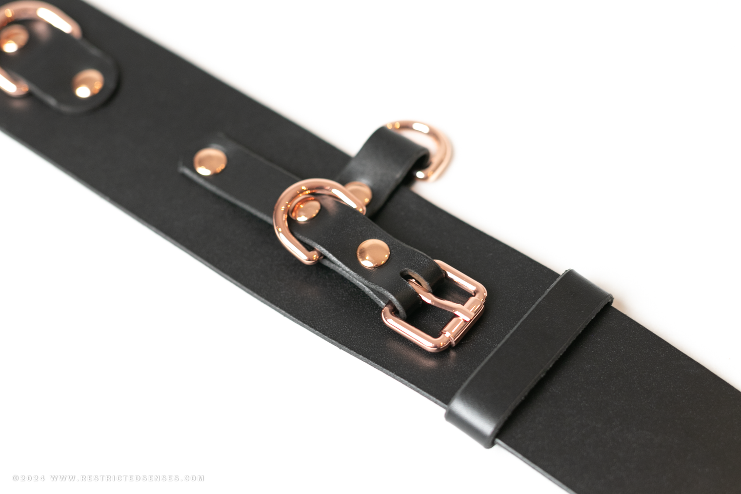 Premium Leather Bondage Belt / BDSM Corset