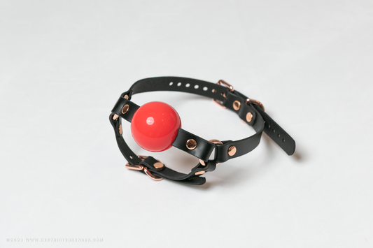 Leather Chin Strap Bondage Ball Gag