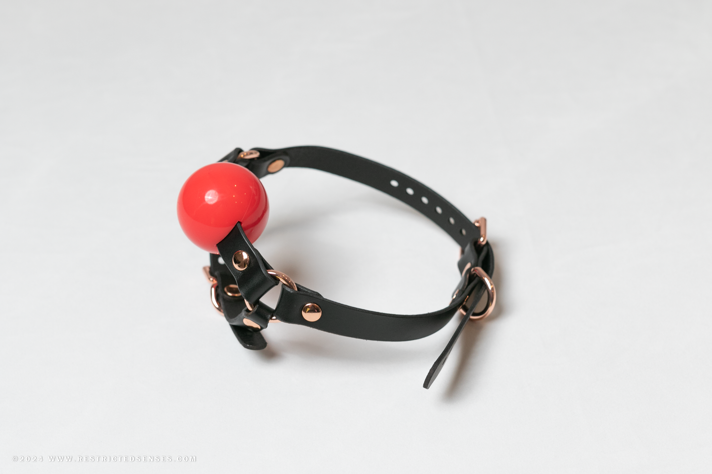 Leather Chin Strap Bondage Ball Gag