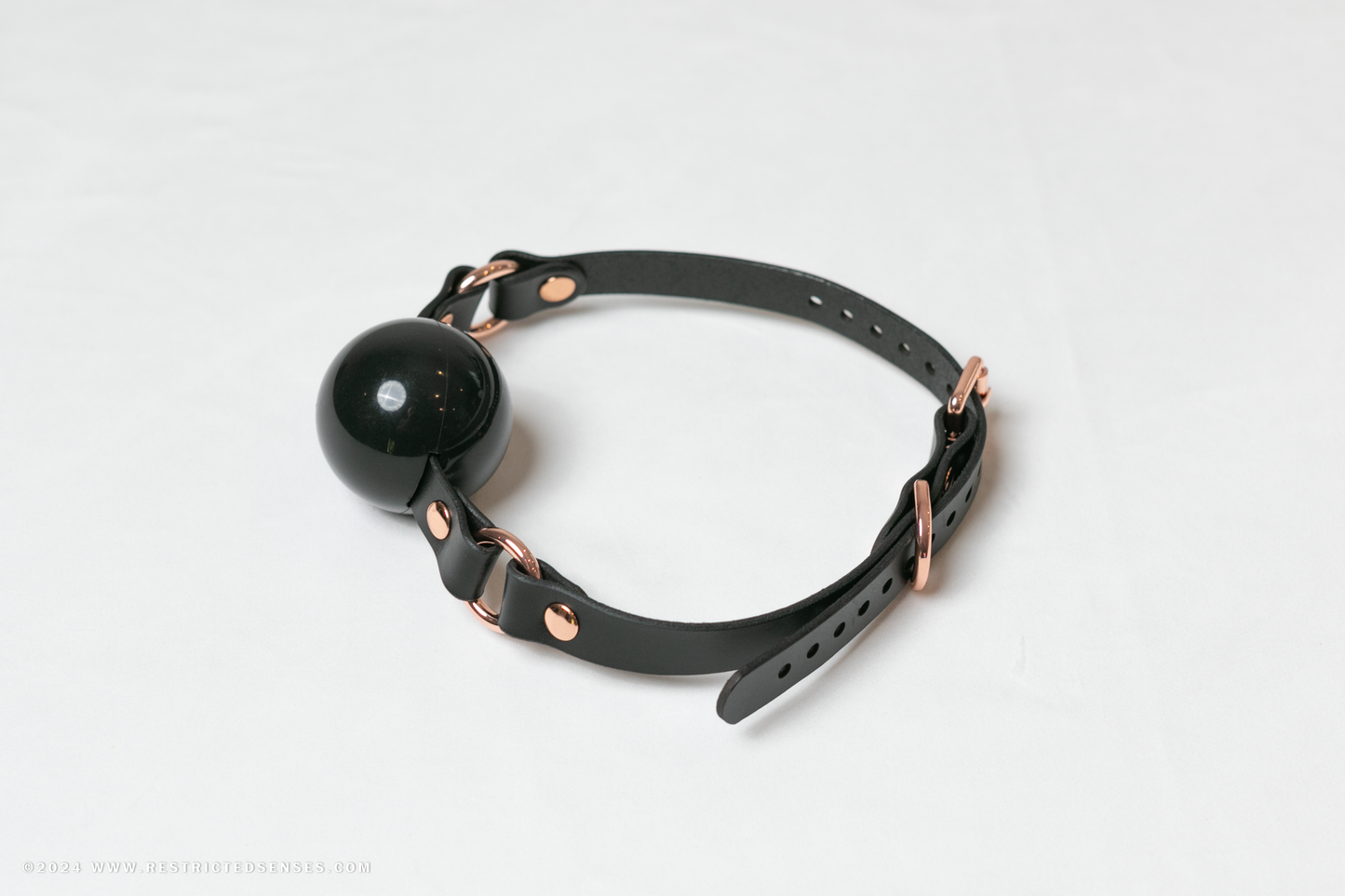 Leather Single Strap Bondage Ball Gag