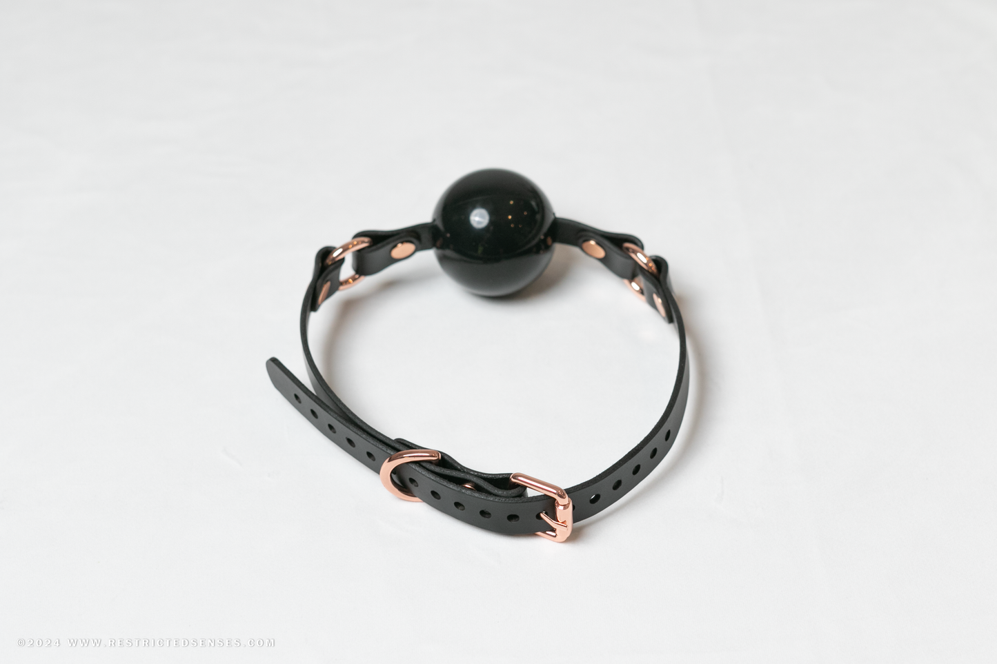 Leather Single Strap Bondage Ball Gag