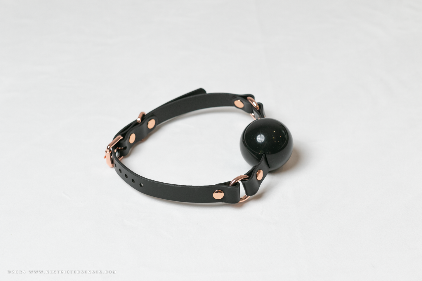 Leather Single Strap Bondage Ball Gag