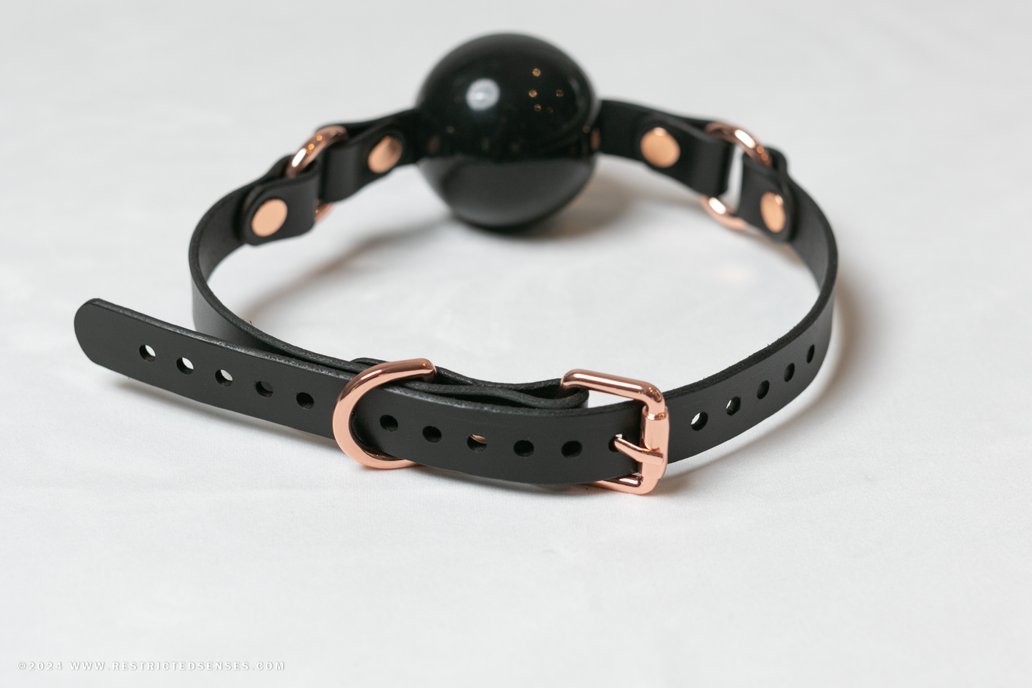 Leather Single Strap Bondage Ball Gag