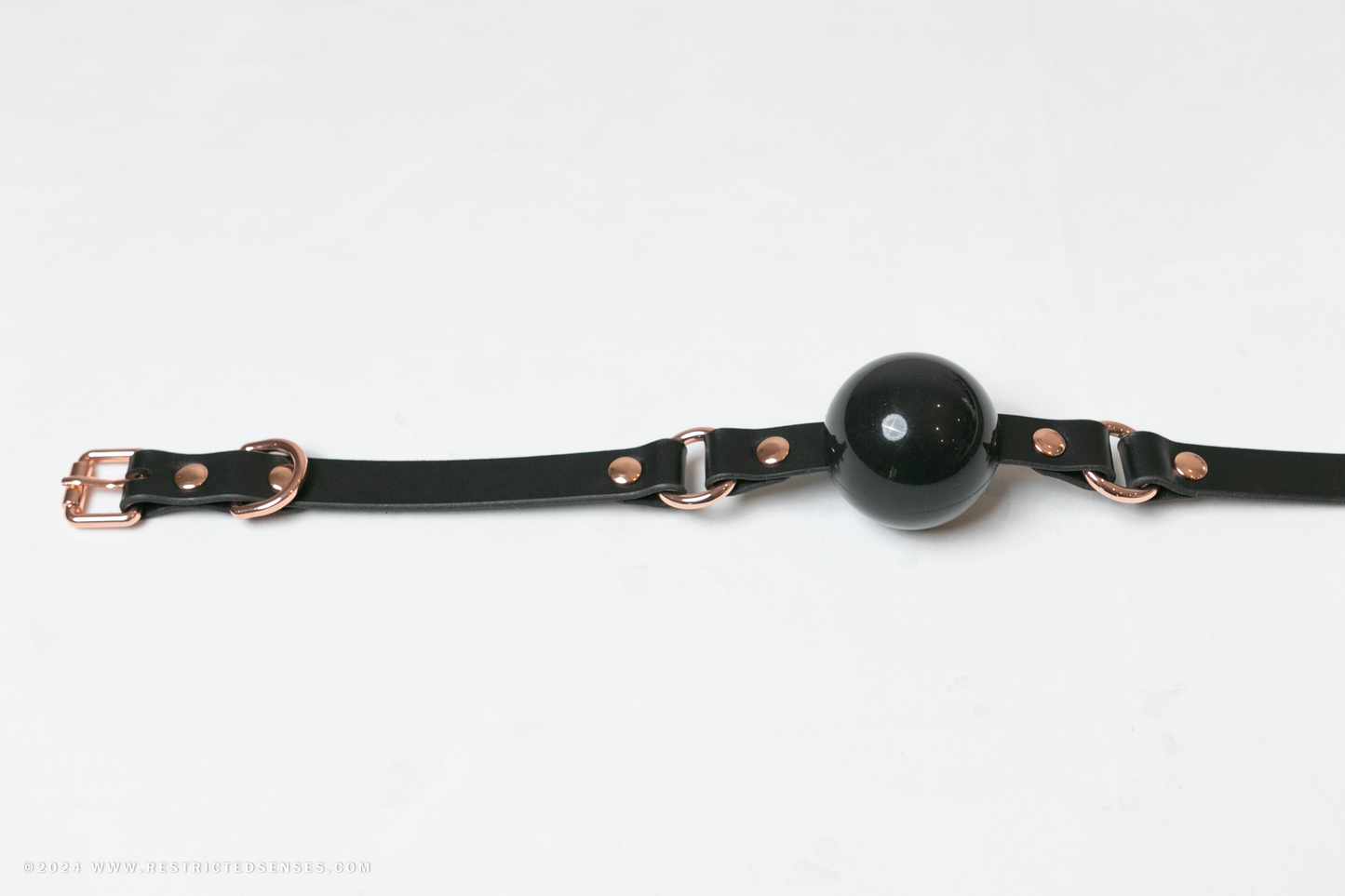 Leather Single Strap Bondage Ball Gag