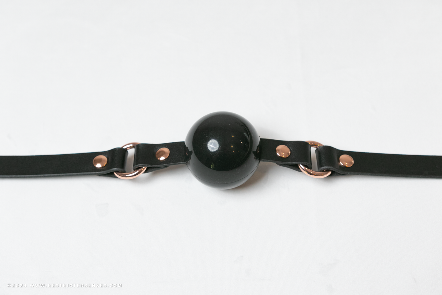 Leather Single Strap Bondage Ball Gag