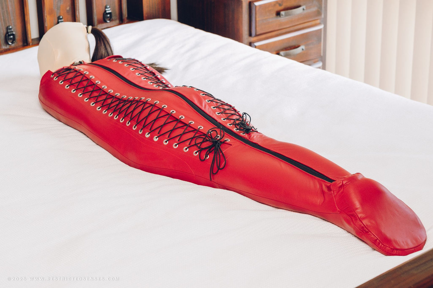 Leather Lacing Sleepsack Rear Zipper Entry
