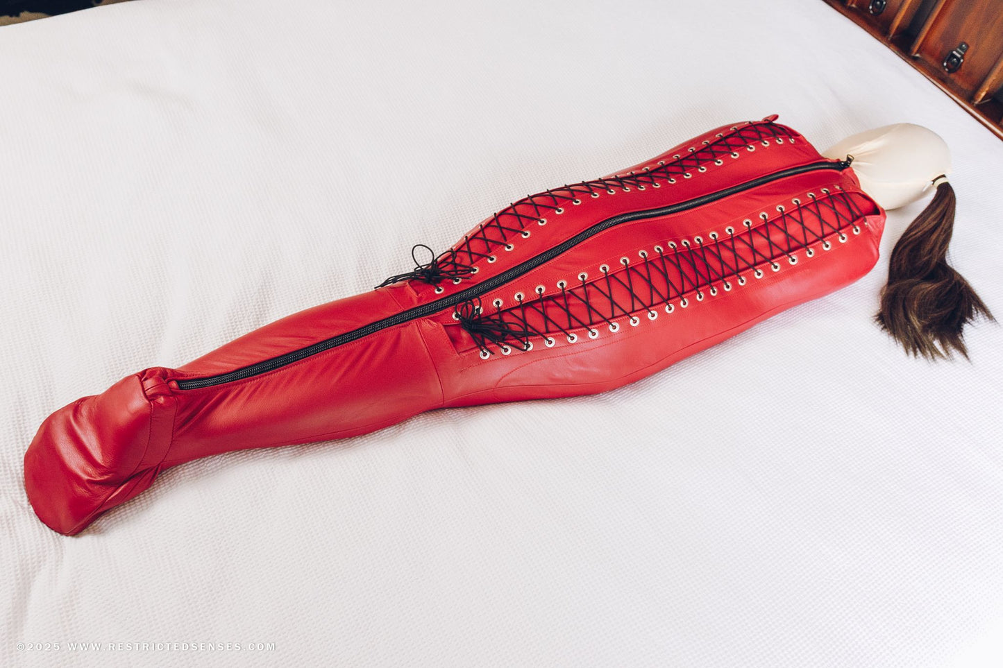 Leather Lacing Sleepsack Rear Zipper Entry