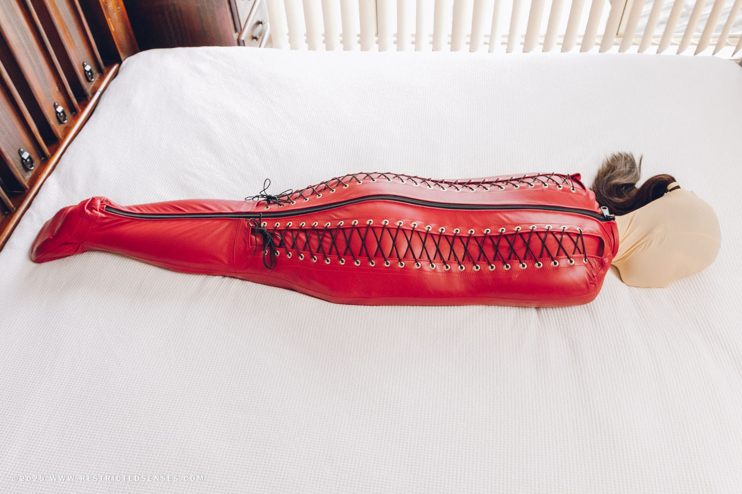 Leather Lacing Sleepsack Rear Zipper Entry