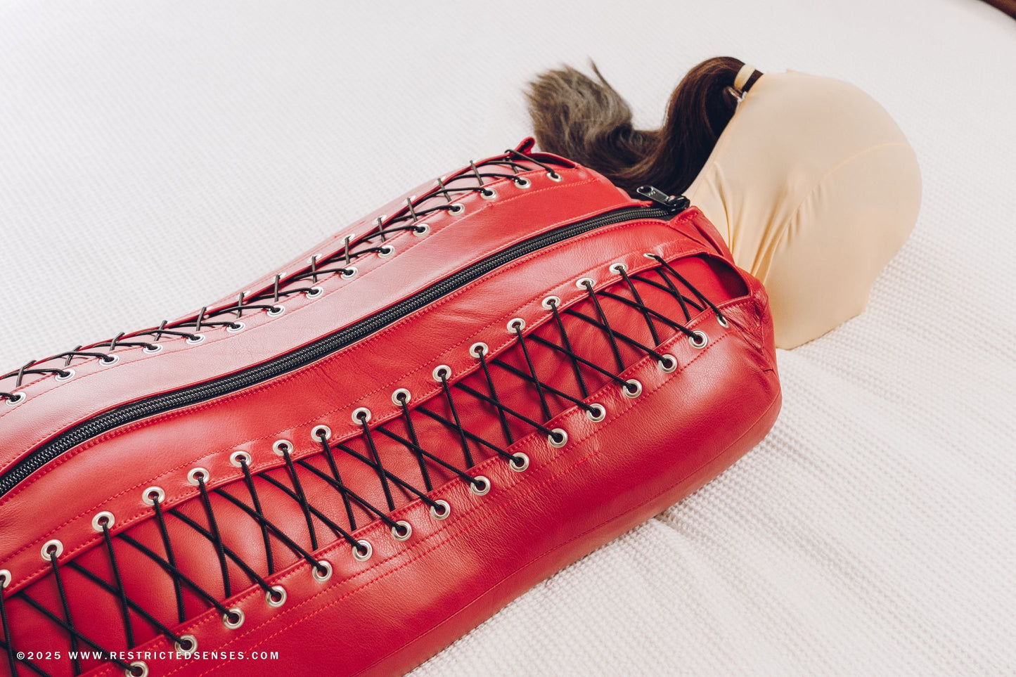 Leather Lacing Sleepsack Rear Zipper Entry