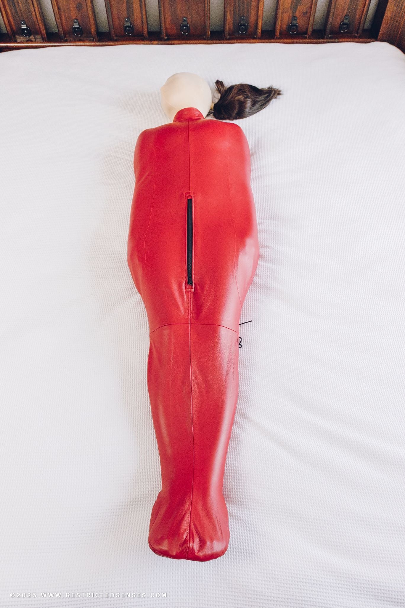 Leather Lacing Sleepsack Rear Zipper Entry