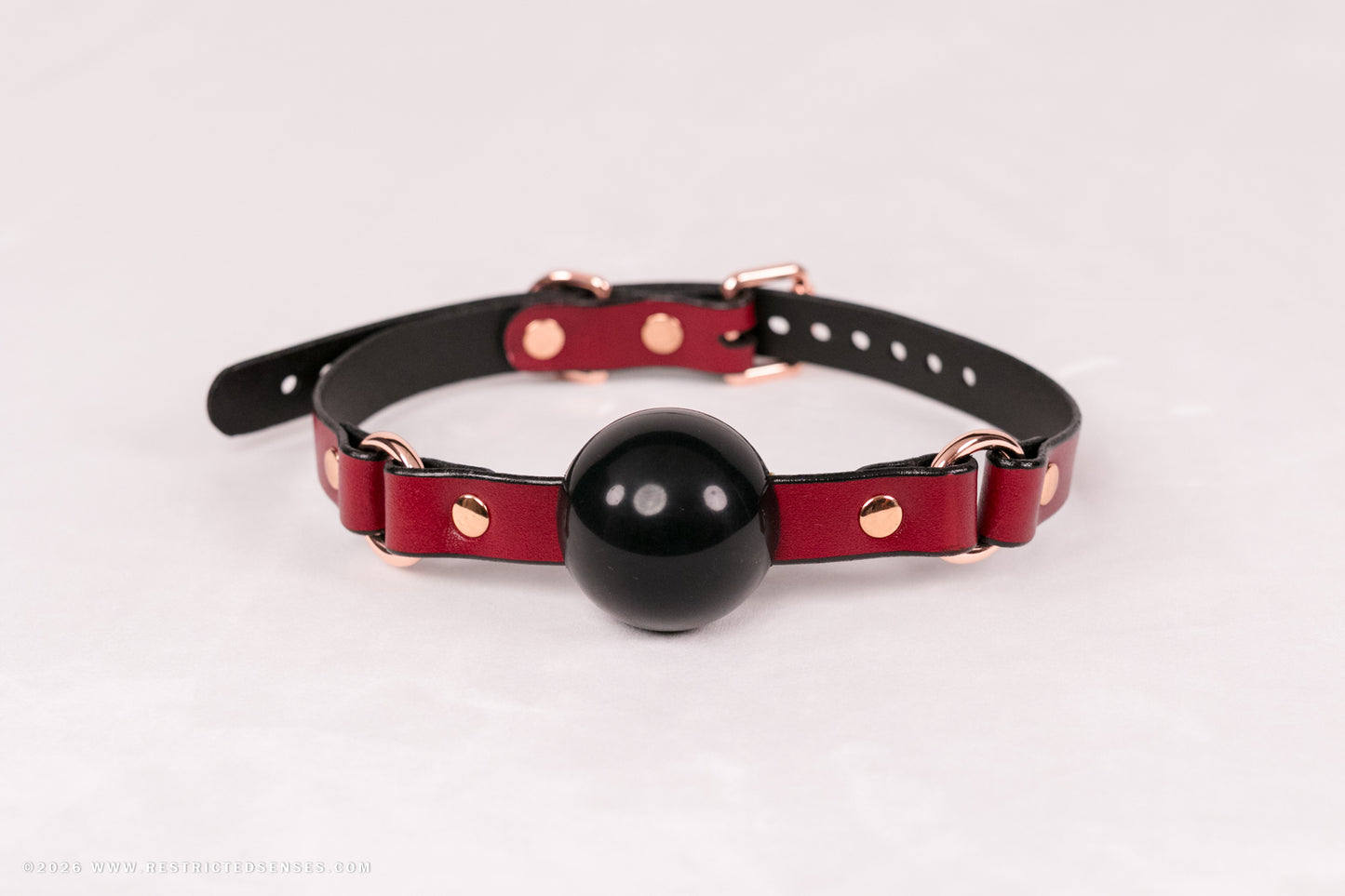 Leather Single Strap Bondage Ball Gag