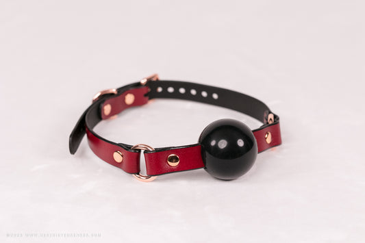 Leather Single Strap Bondage Ball Gag