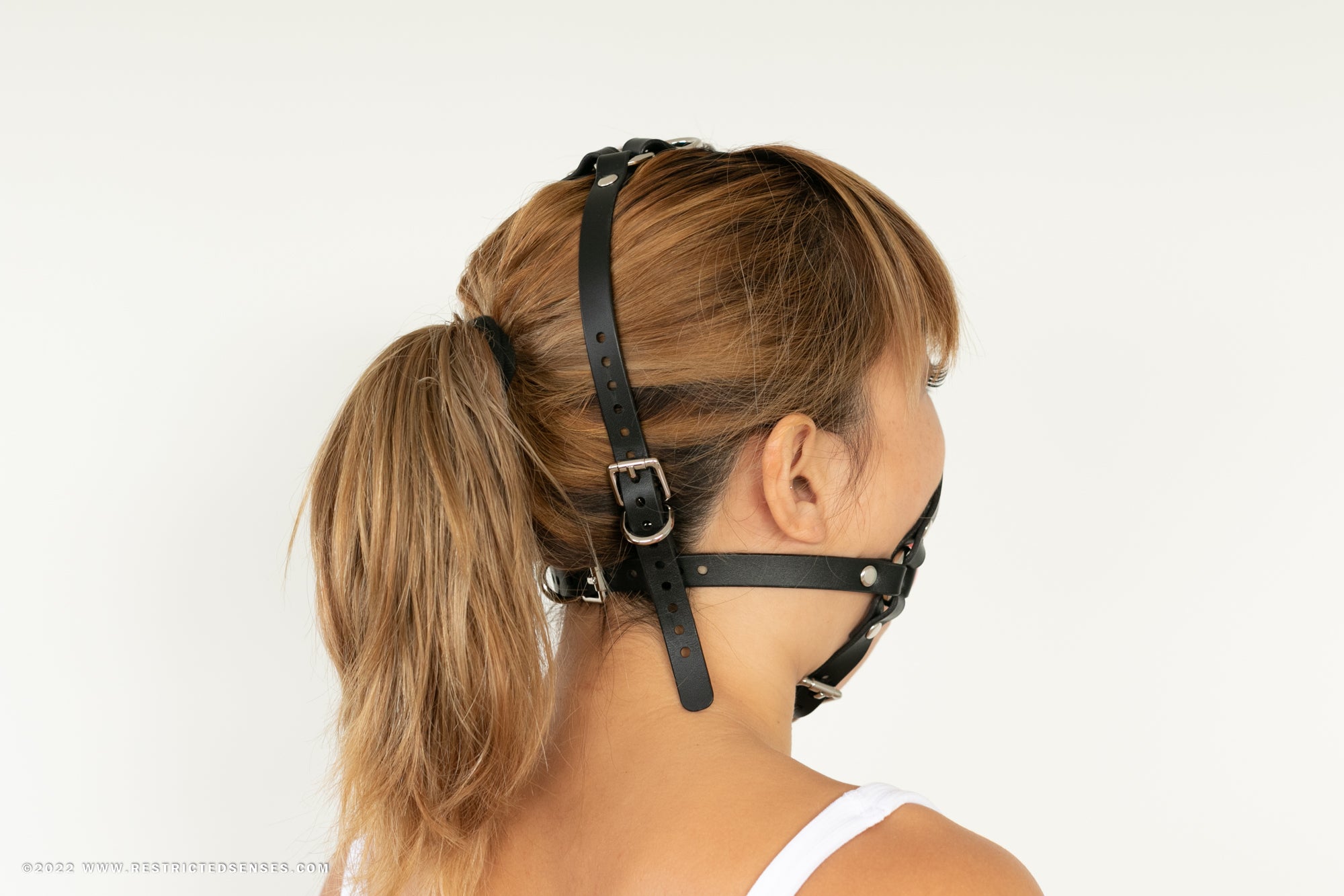 Leather Bondage Heavy Harness Ball Gag Restricted Senses leather-bondage-heavy-harness-ball-gag-restricted-senses