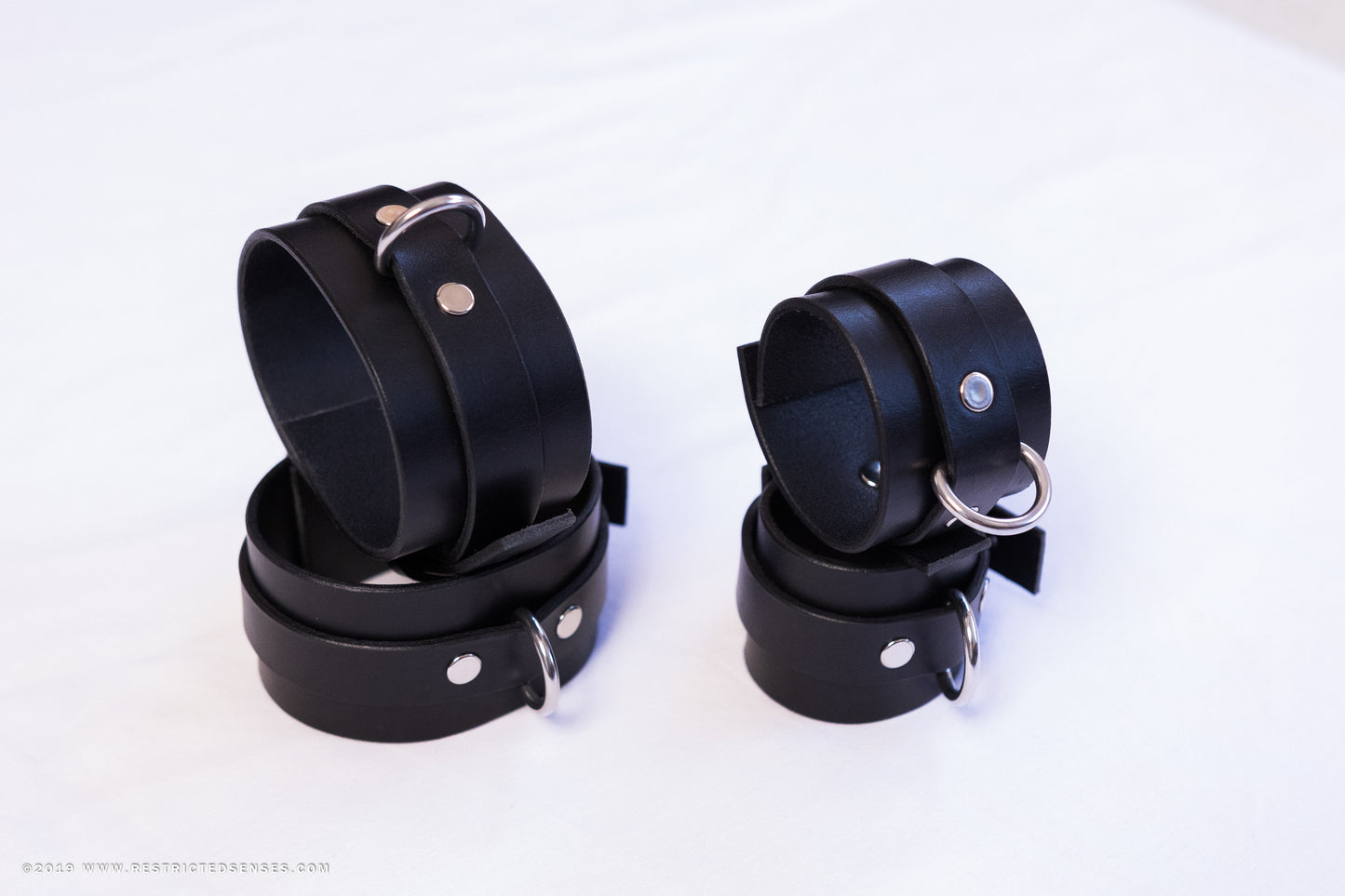 Leather Bondage Ankle Cuffs