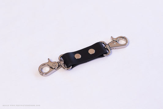 Leather Bondage Two Way Snap Hook Connector