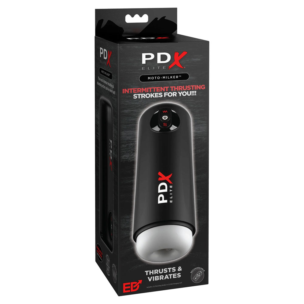PDX Elite Moto-Milker Thrusting Stroker