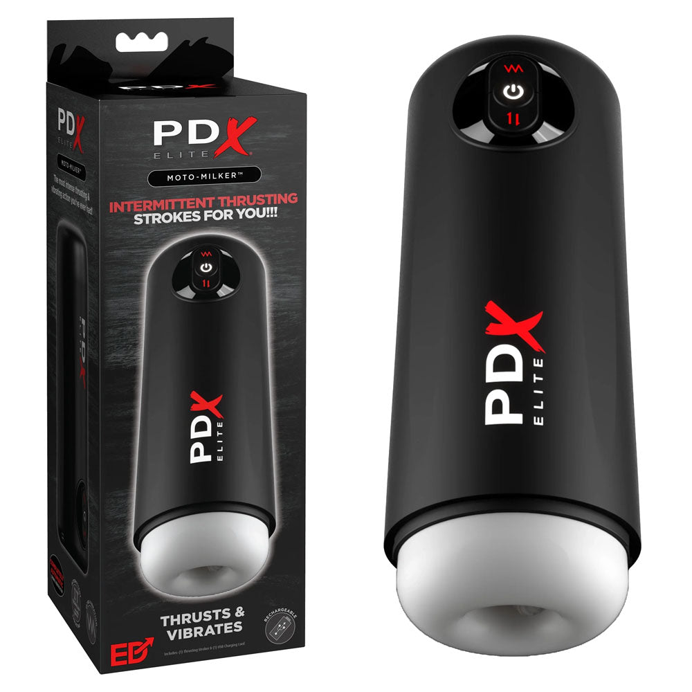PDX Elite Moto-Milker Thrusting Stroker